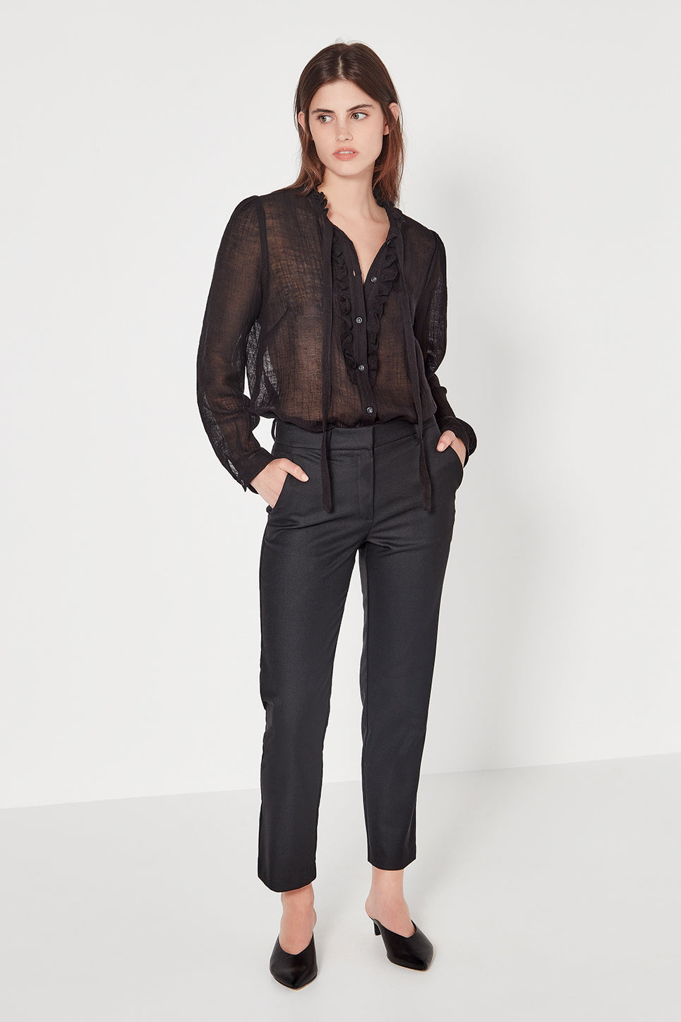 The Marlon Trouser in Black