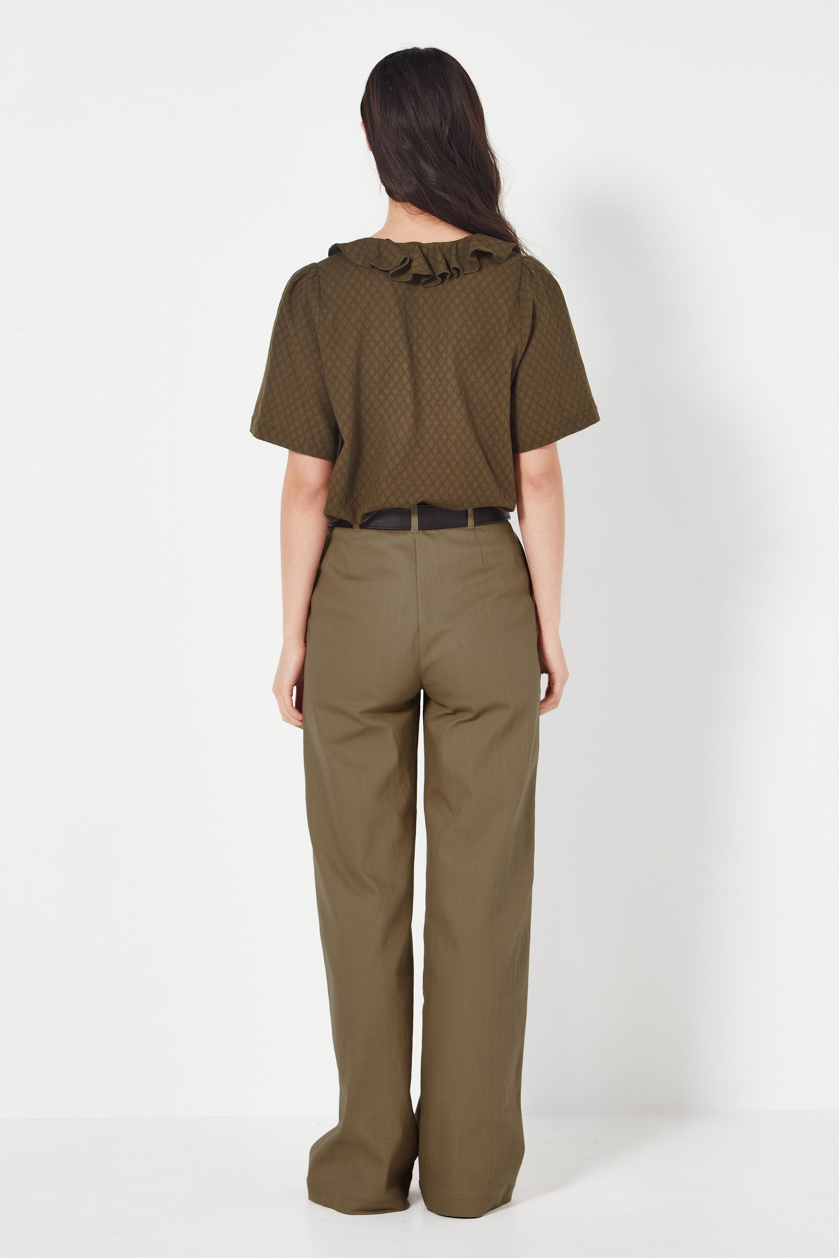 The Cardiff Trouser in Sage