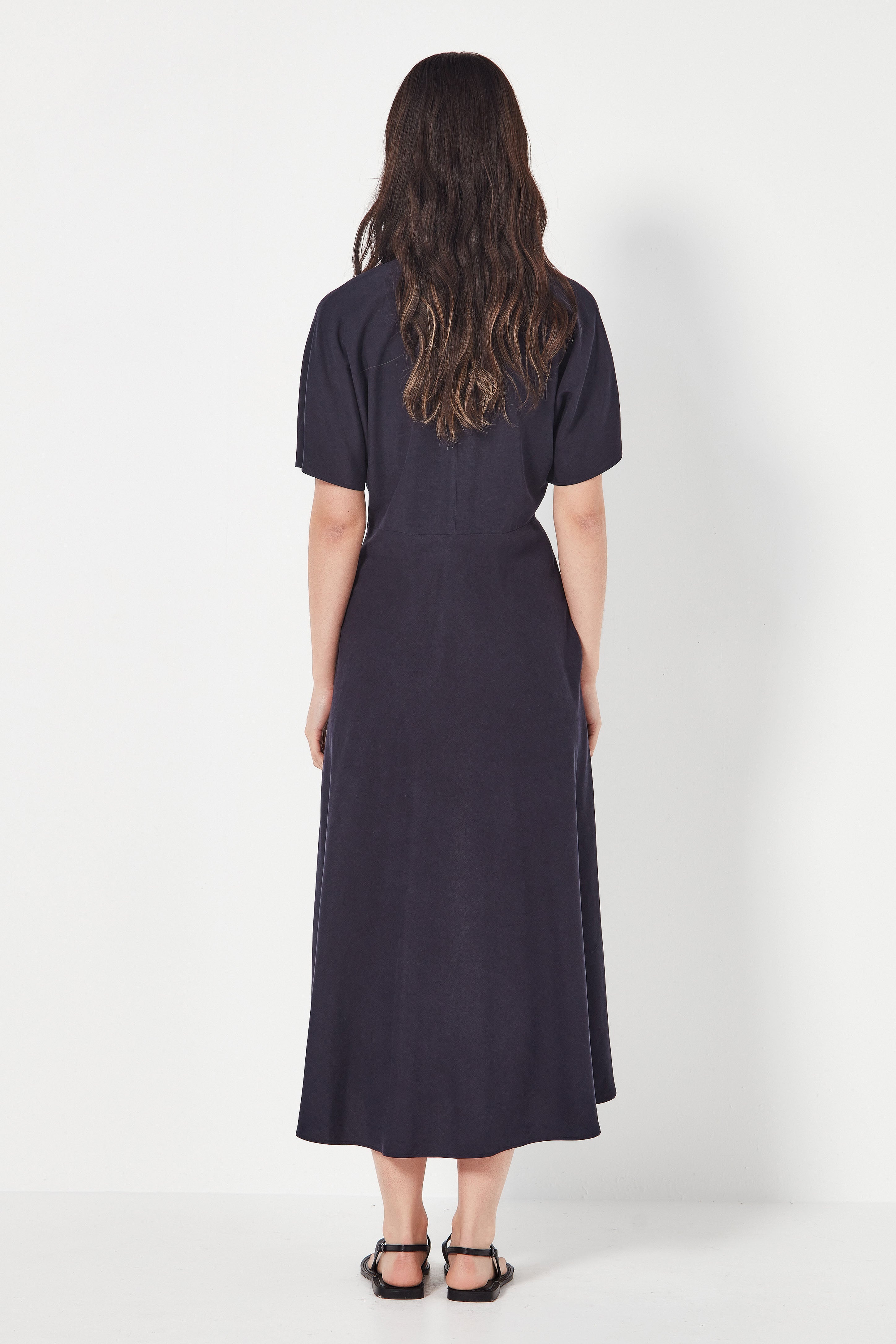 The Amalfi Dress in Navy