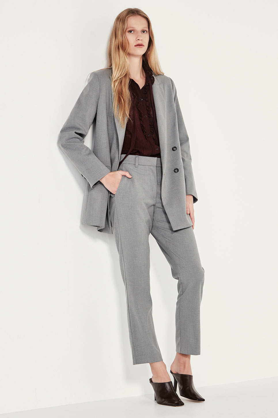 The Leandra Jacket in Anthracite