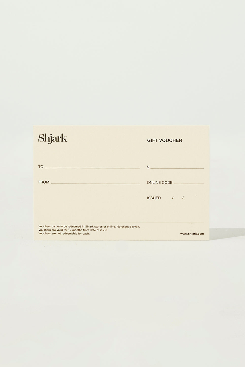 Shjark Gift Voucher - $50