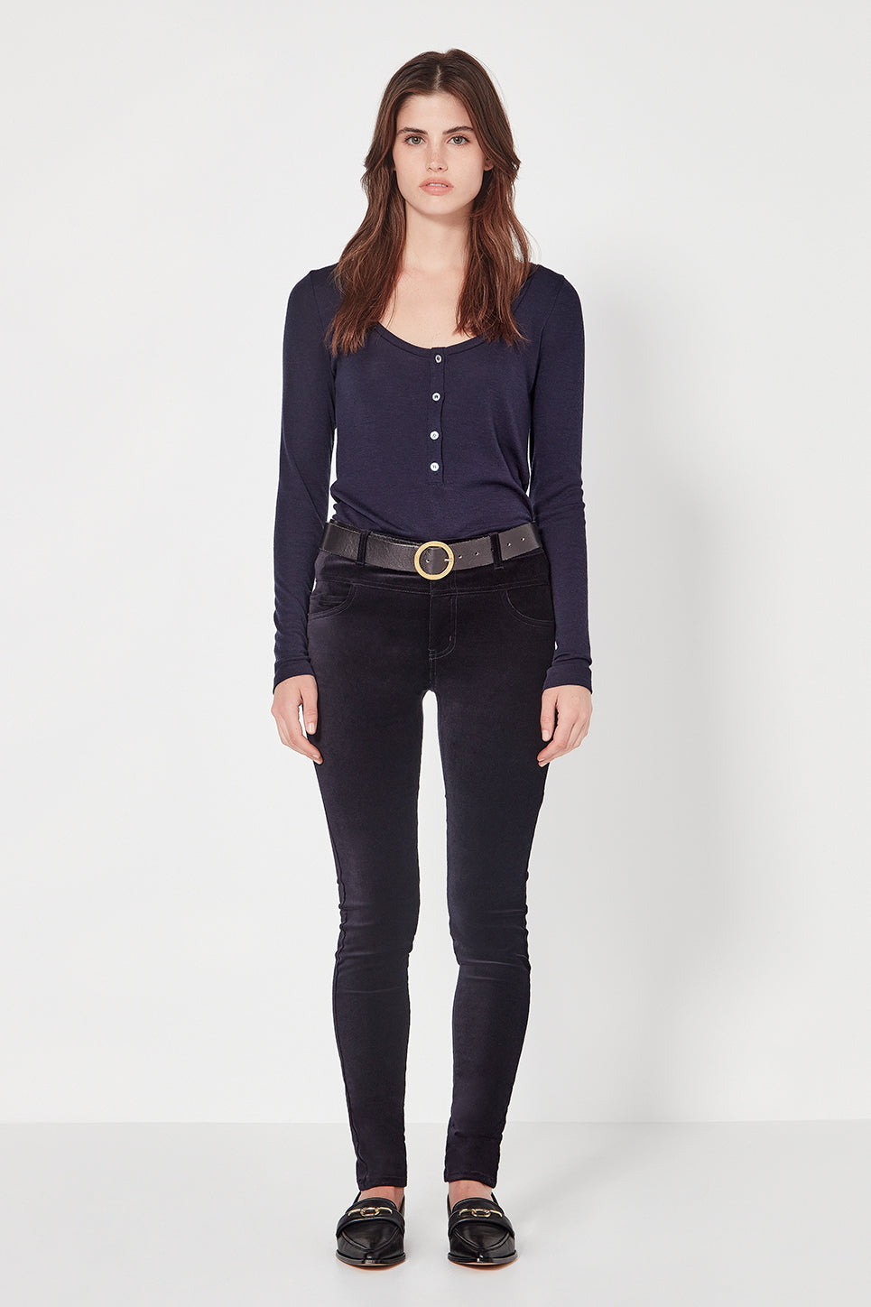The Malo Jean in Navy