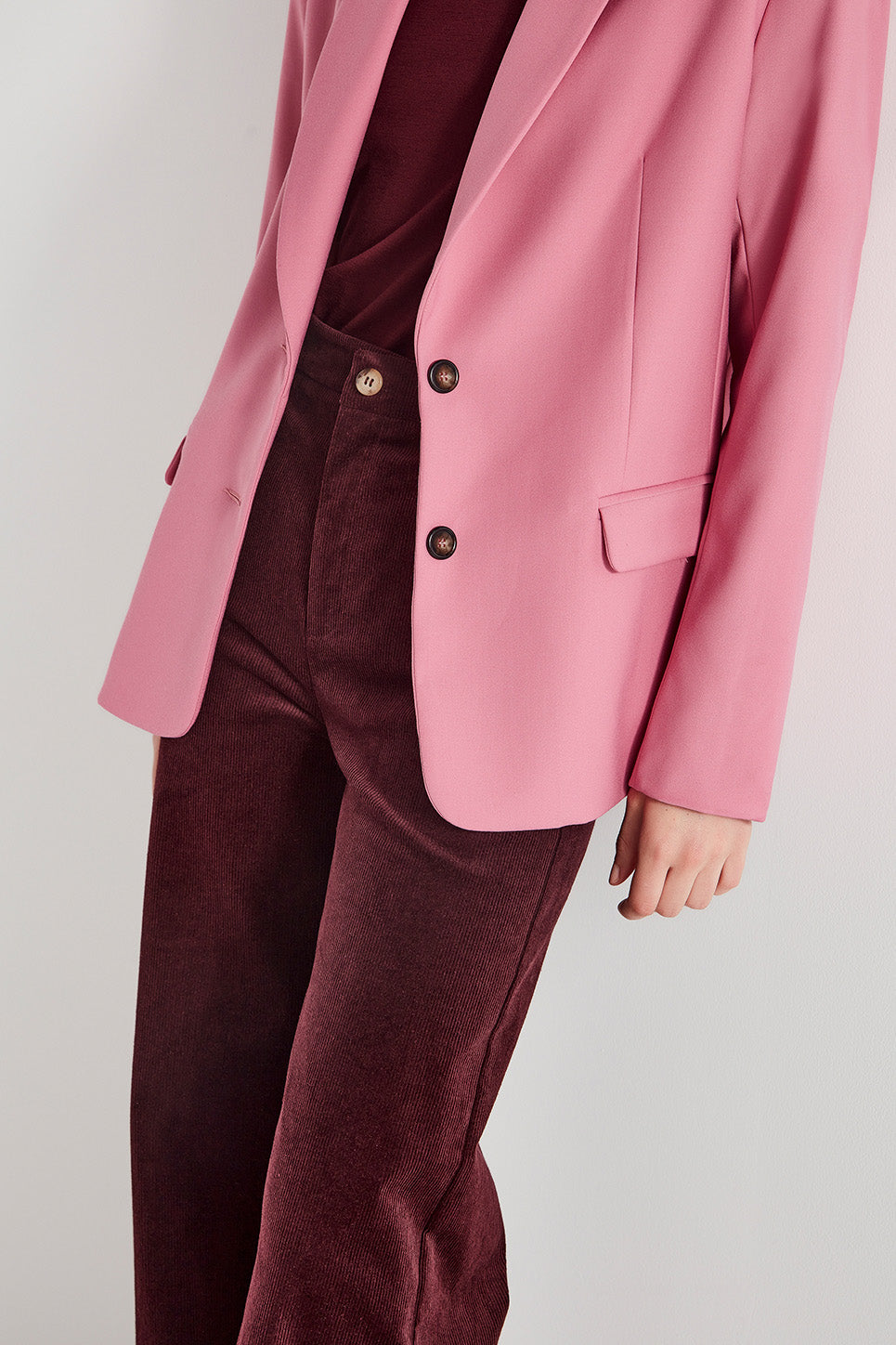 The Alida Jacket in Peony