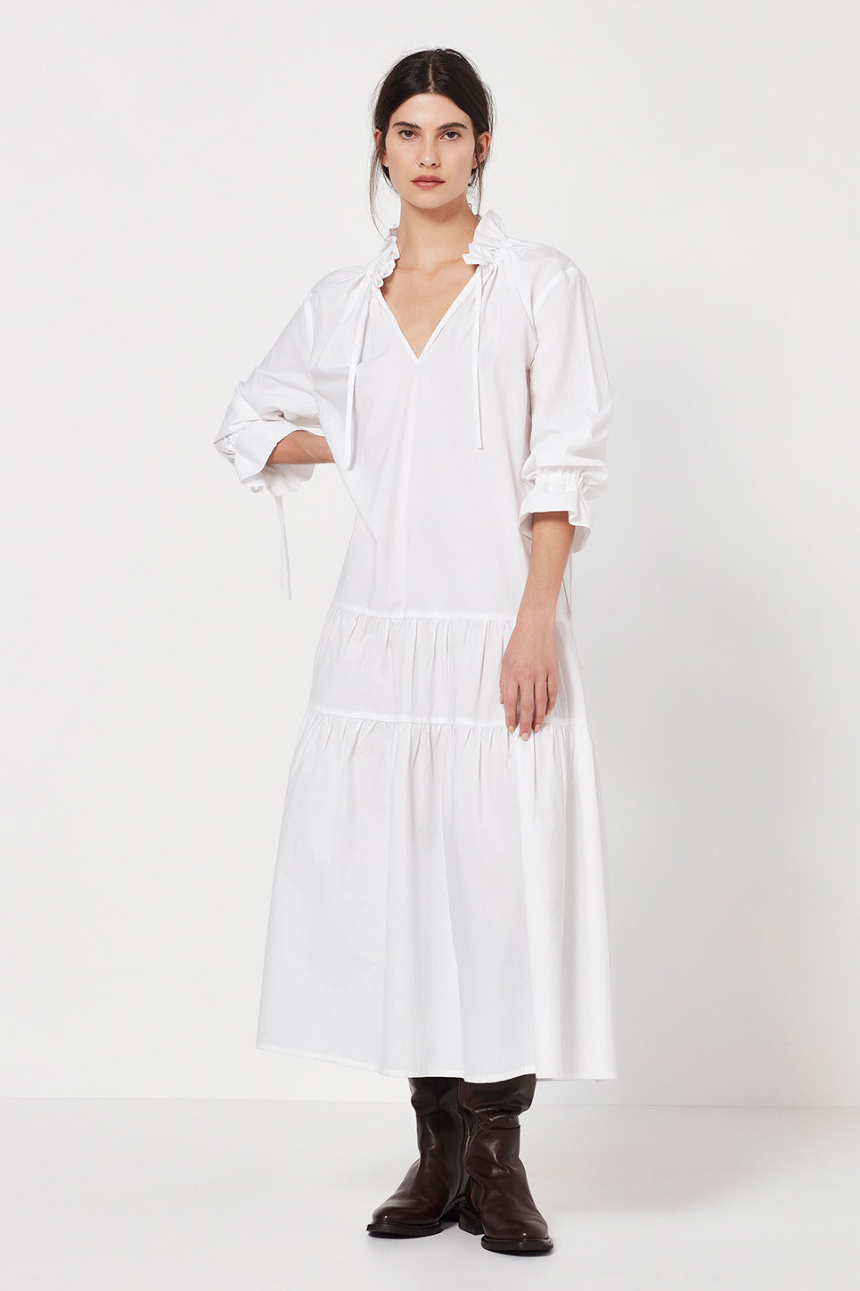 The Primrose Dress in White
