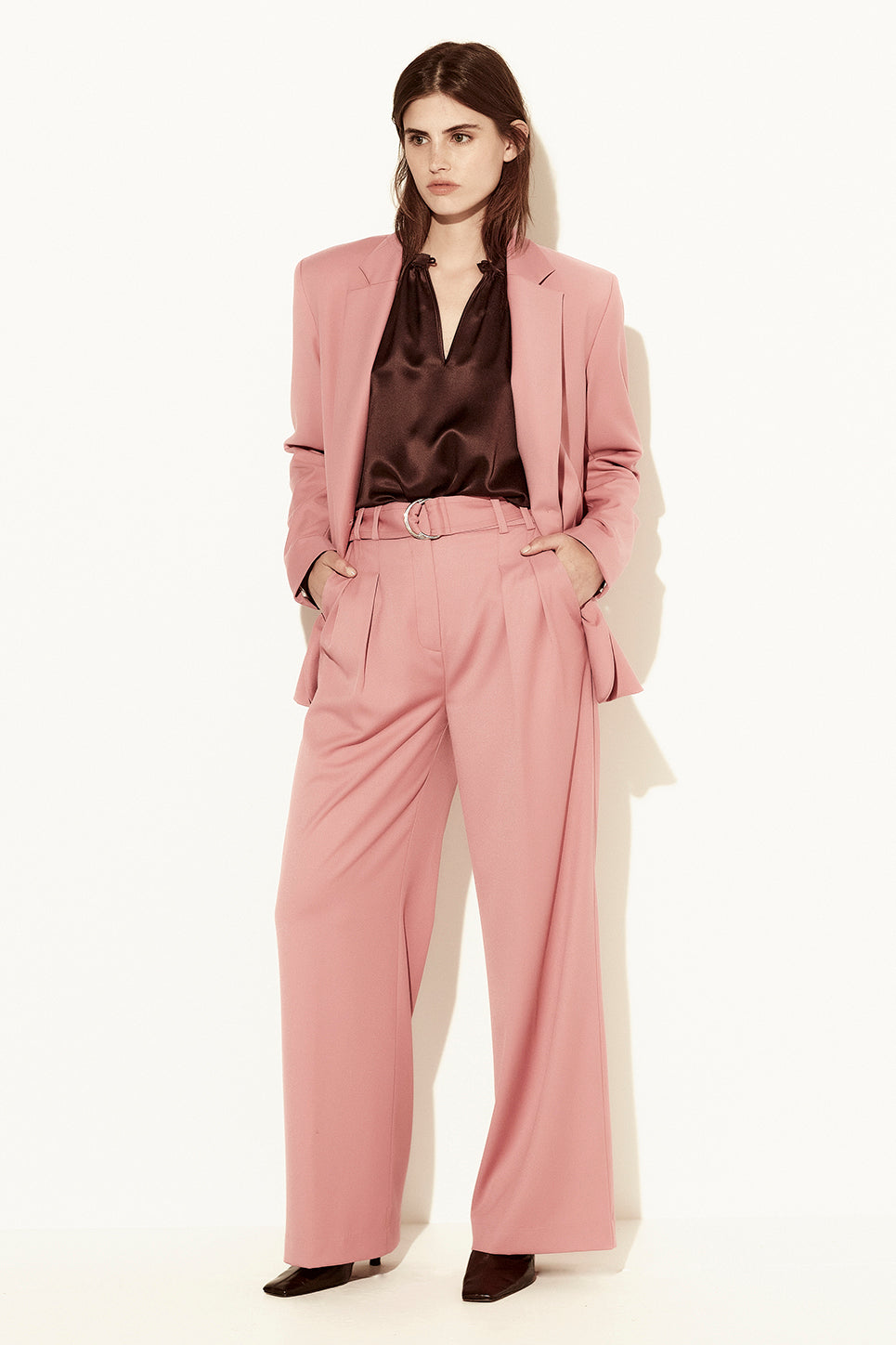 The Alida Jacket in Peony