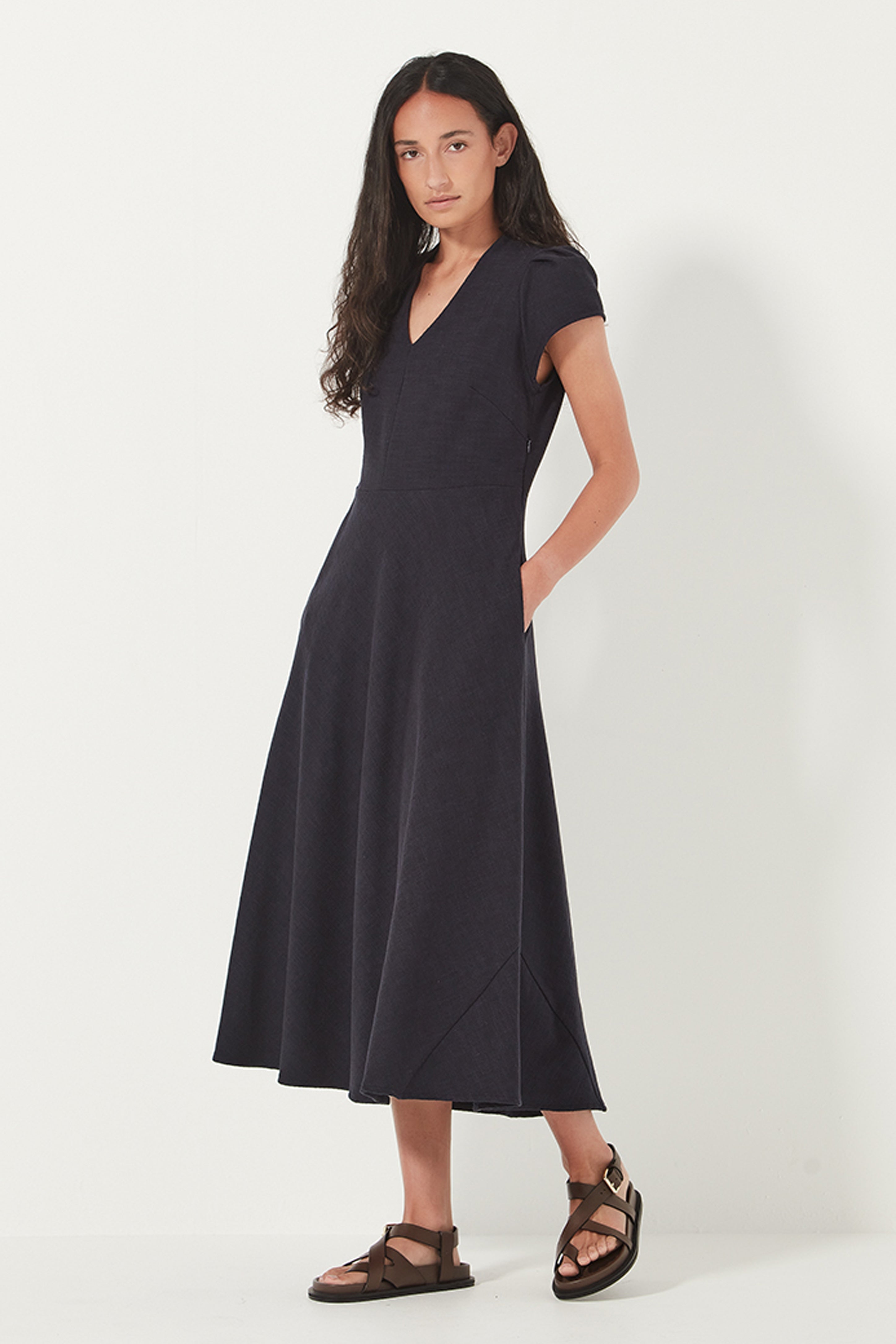 Crosby Dress in Navy
