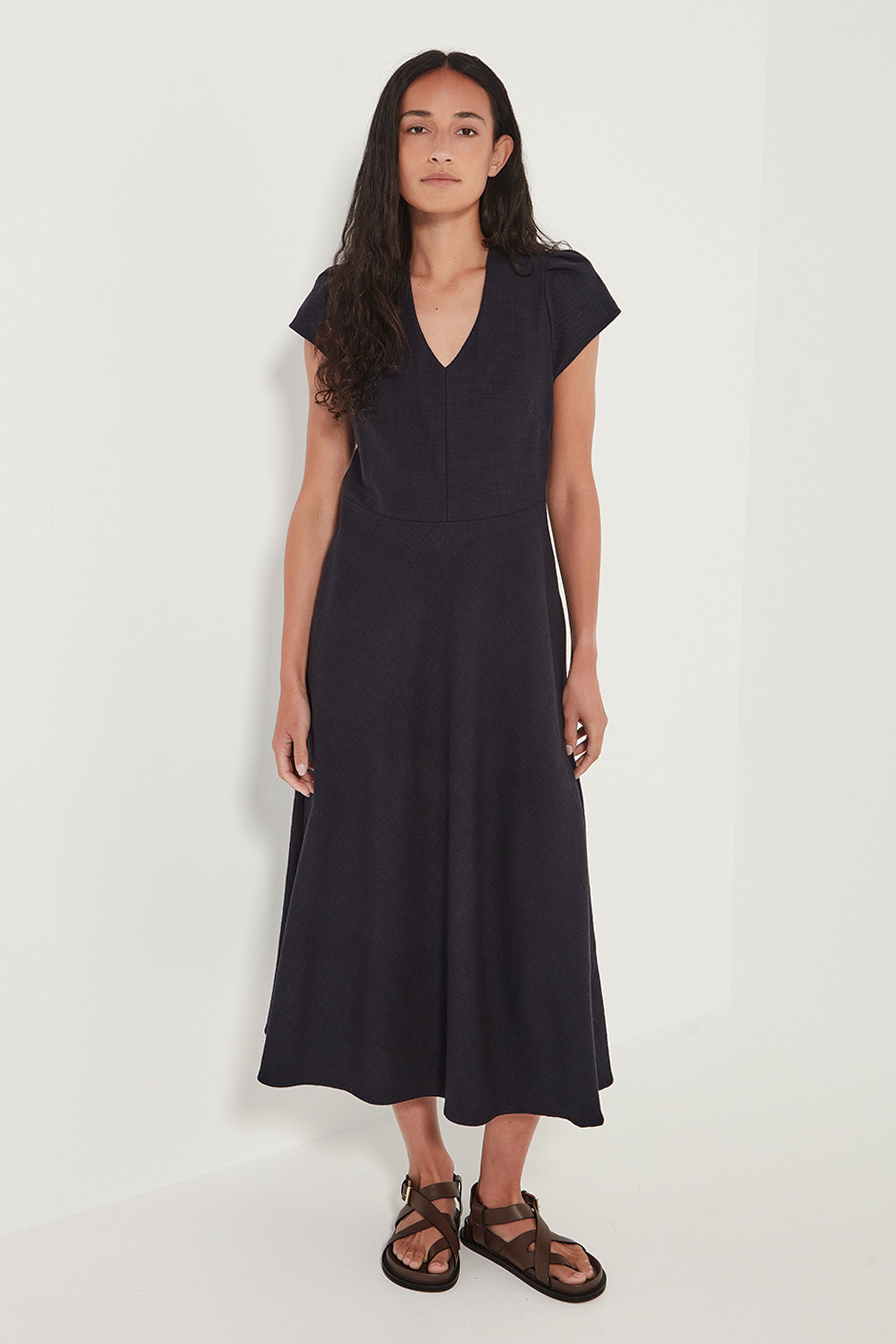 Crosby Dress in Navy