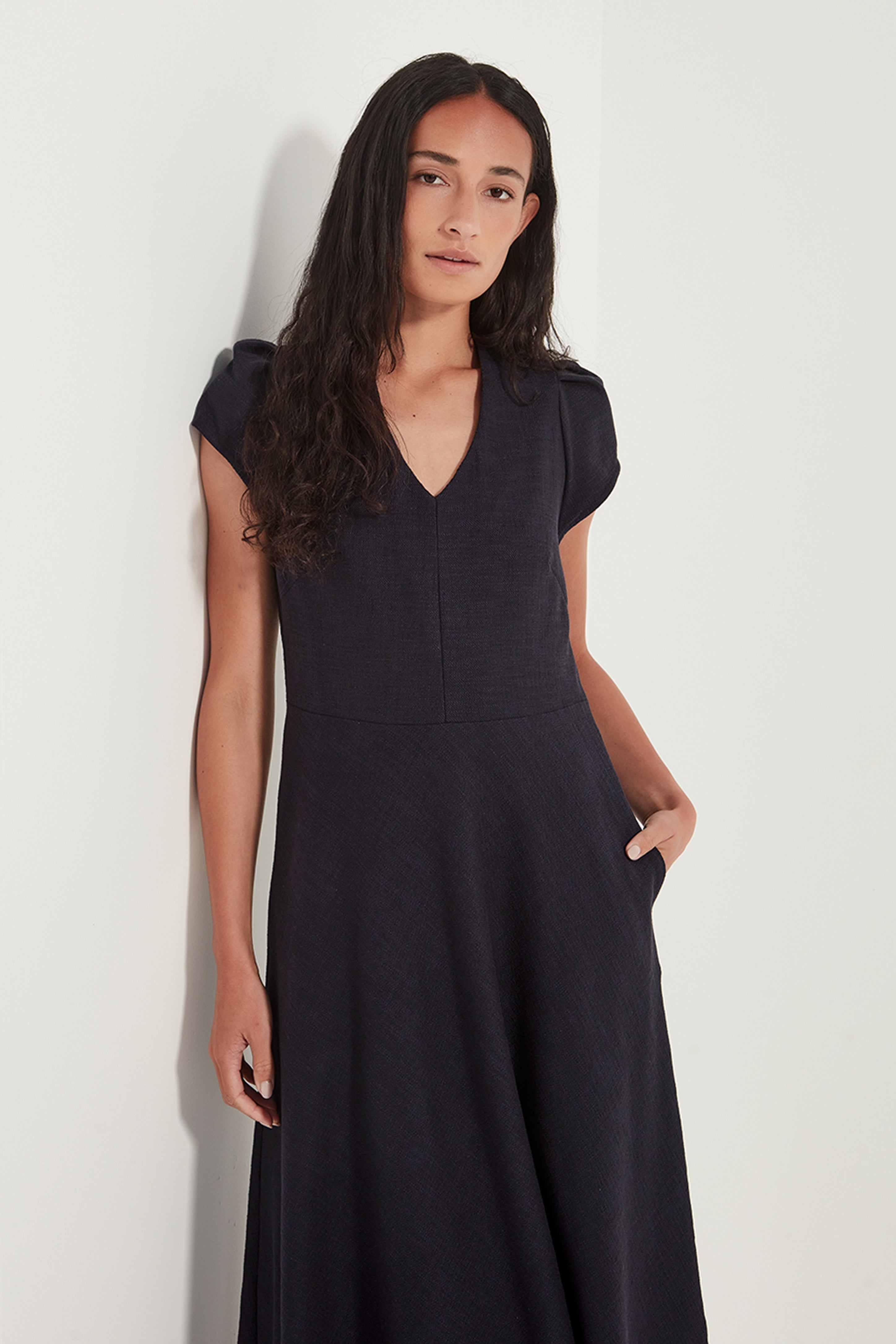 Crosby Dress in Navy