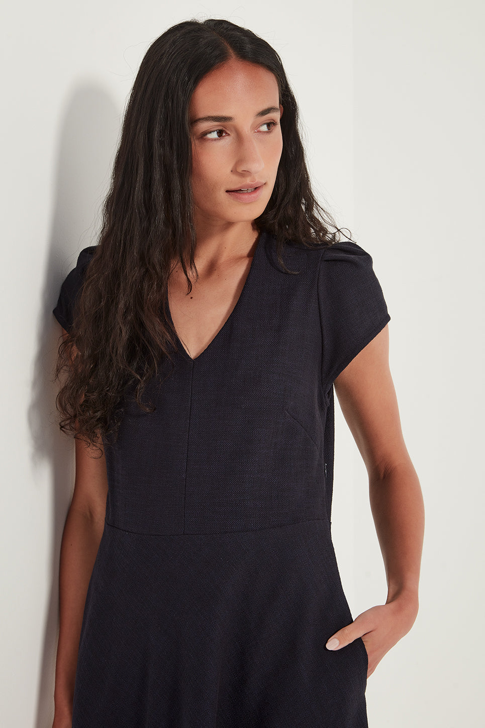 Crosby Dress in Navy