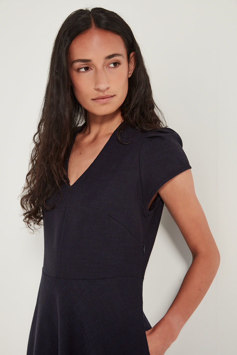 Crosby Dress in Navy