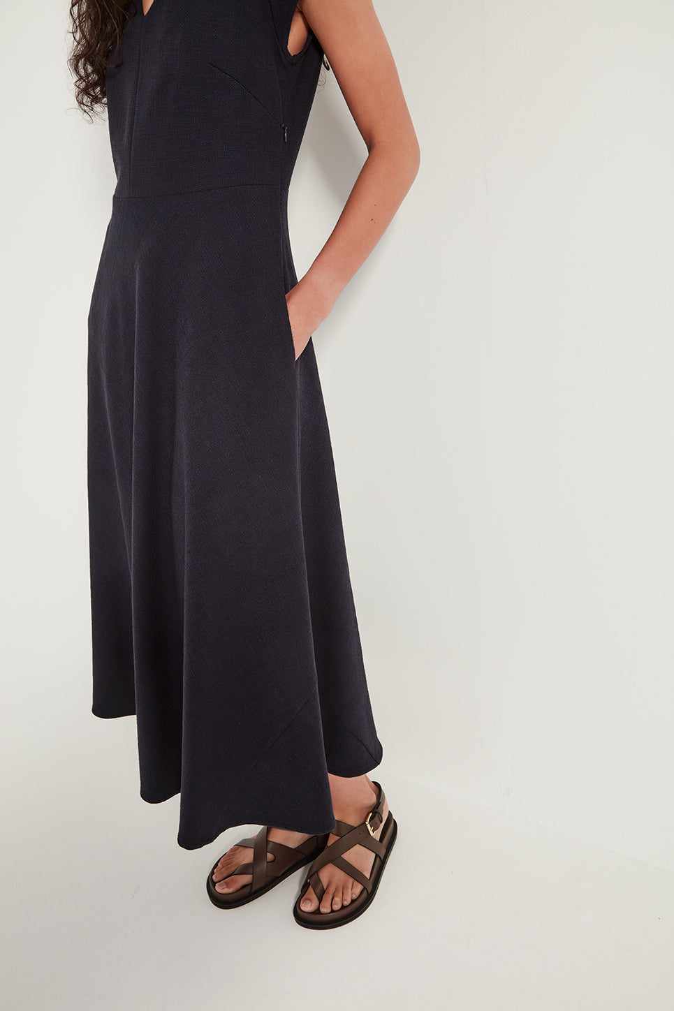 Crosby Dress in Navy