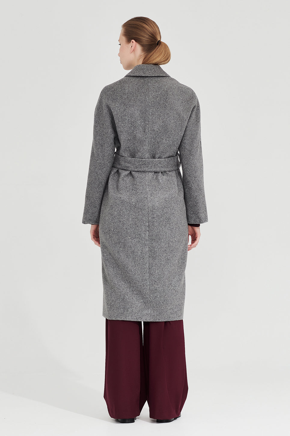 The Esther Coat in Grey Marle