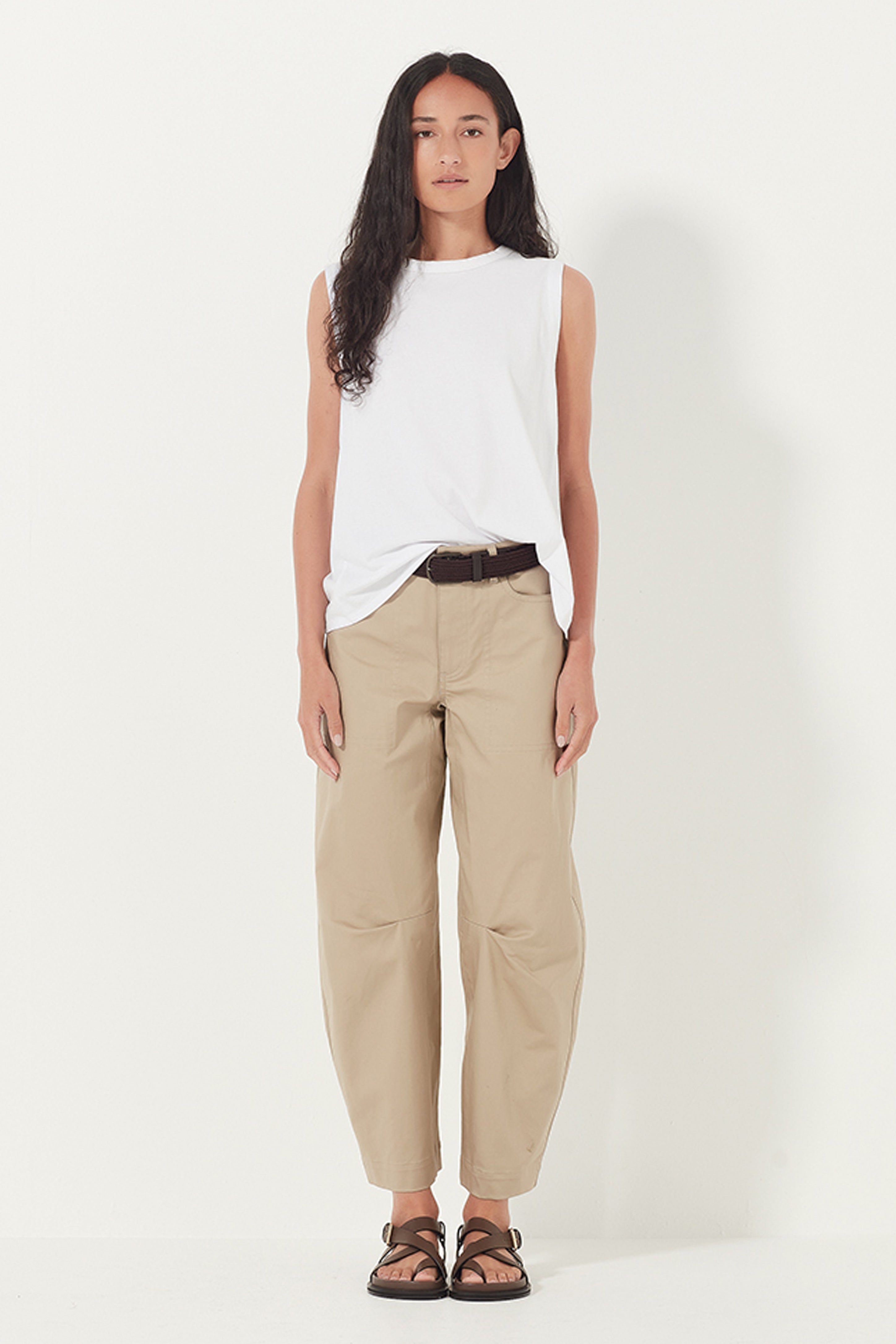 The Como Tank in White