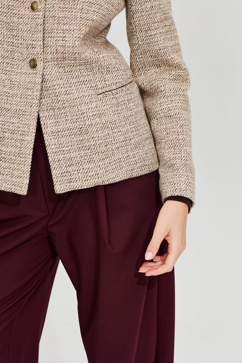 The Freud Jacket in Biscuit