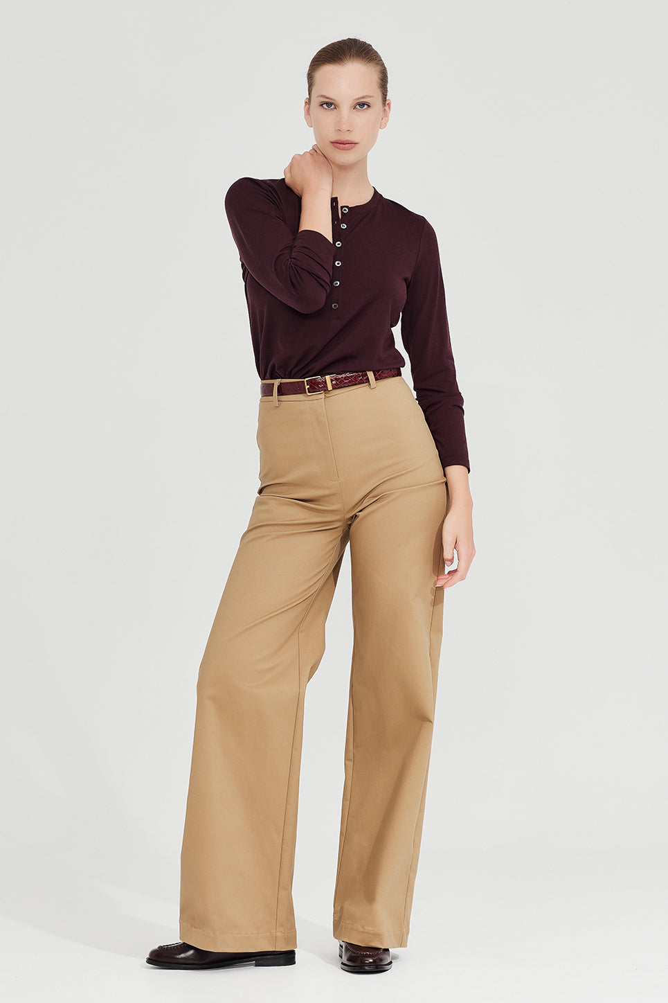 The Joplin Trouser in Tan