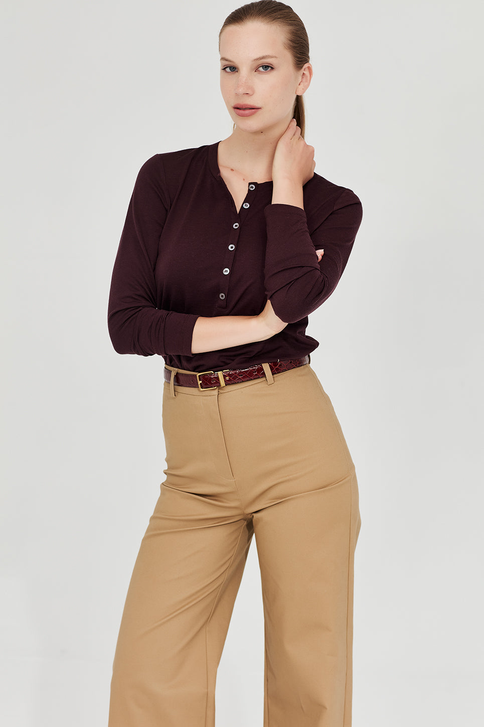 The Joplin Trouser in Tan