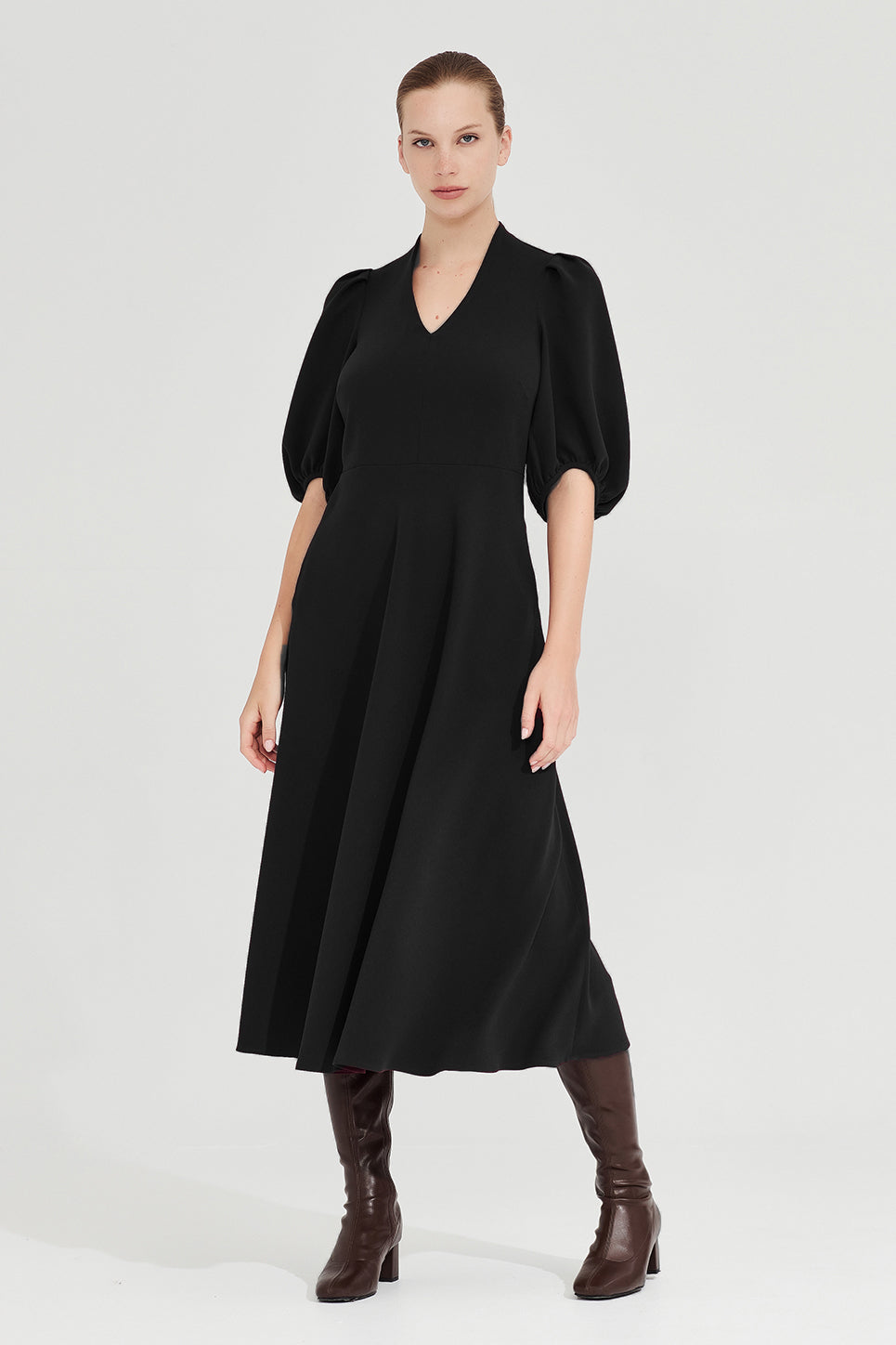 The Swinton Dress in Black