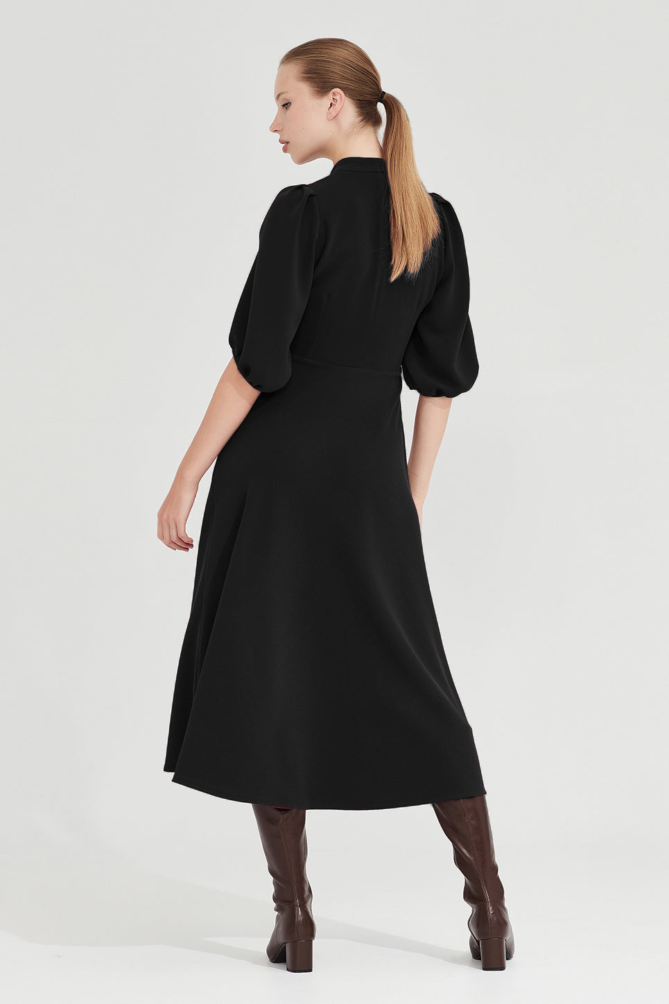 The Swinton Dress in Black