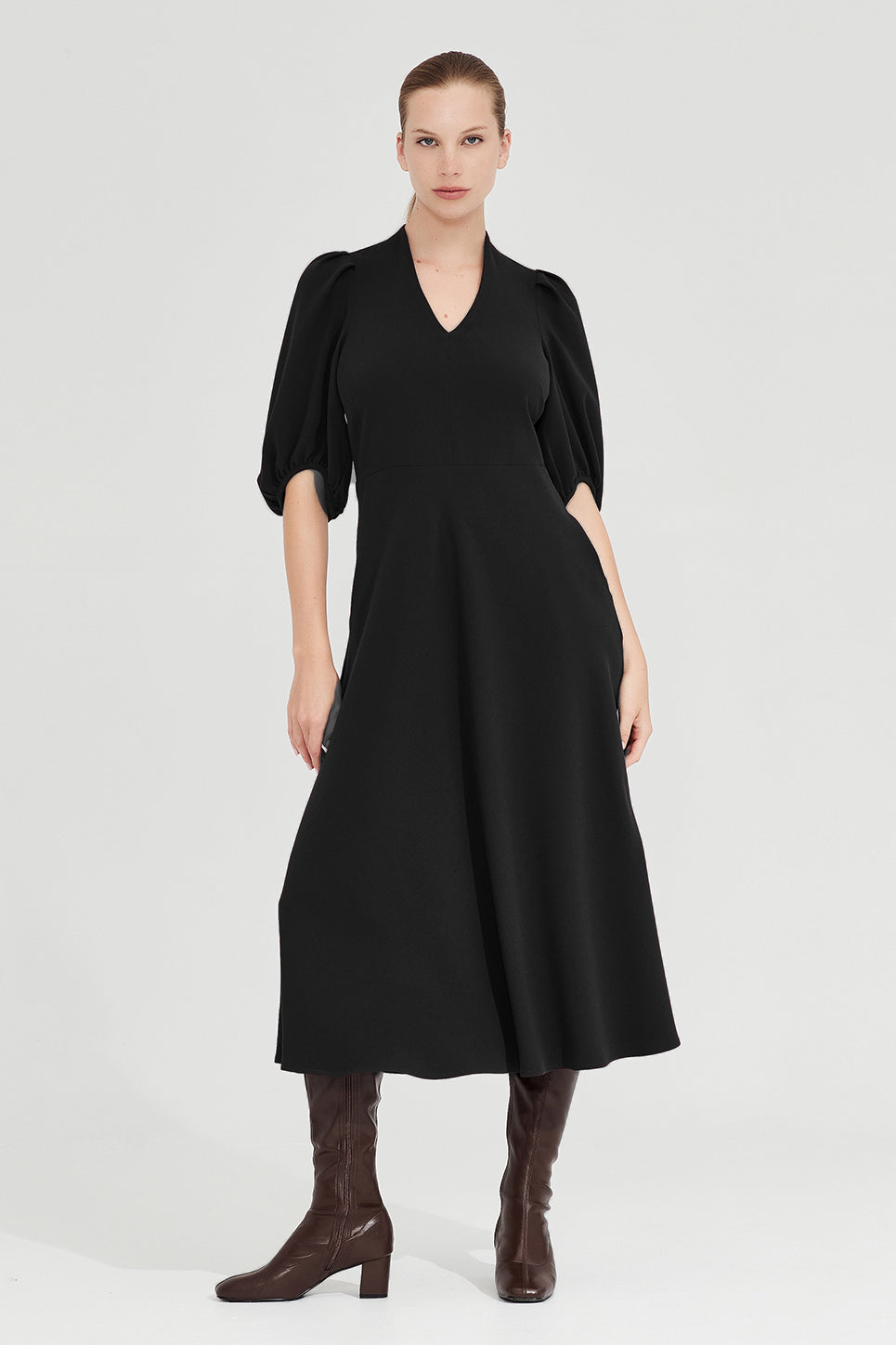 The Swinton Dress in Black