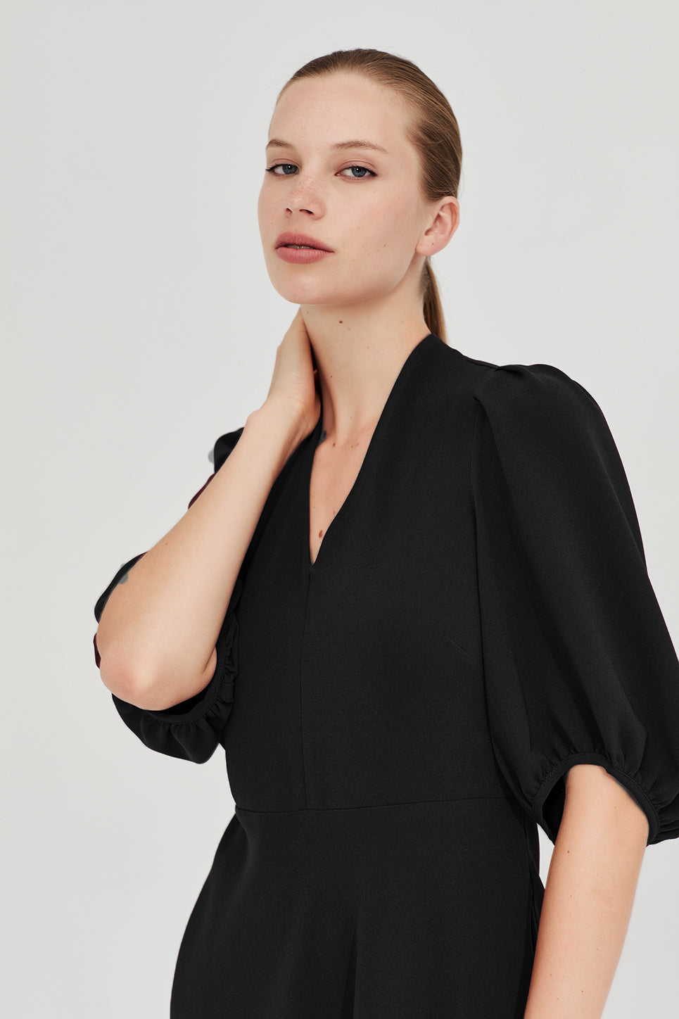 The Swinton Dress in Black