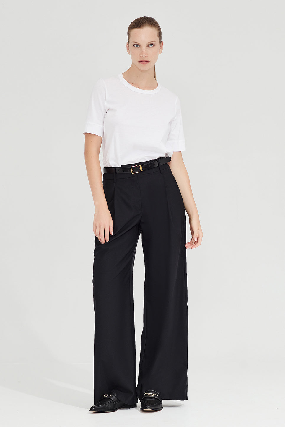 The Column Tee in White