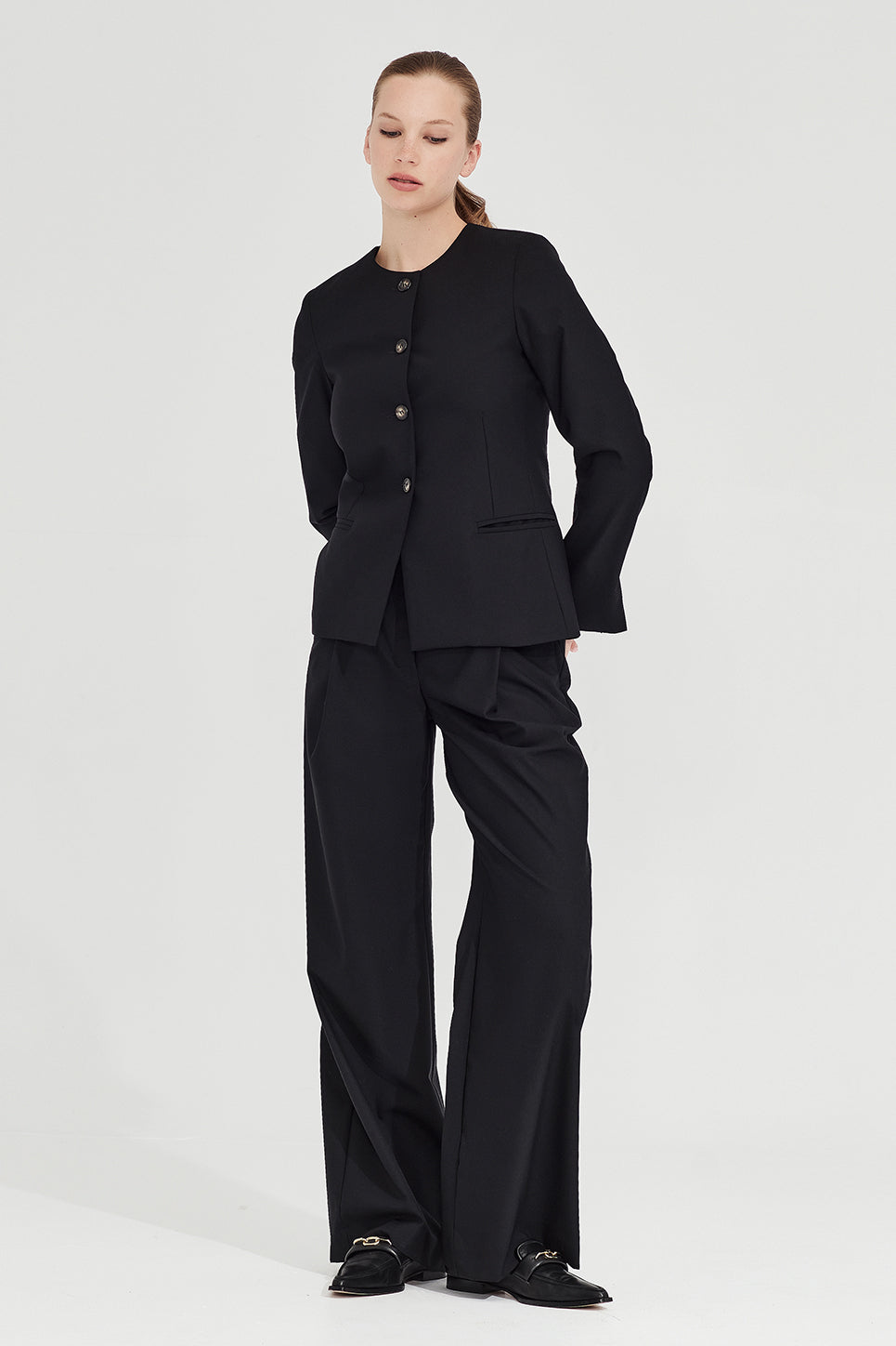 The Selbourne Trouser in Black