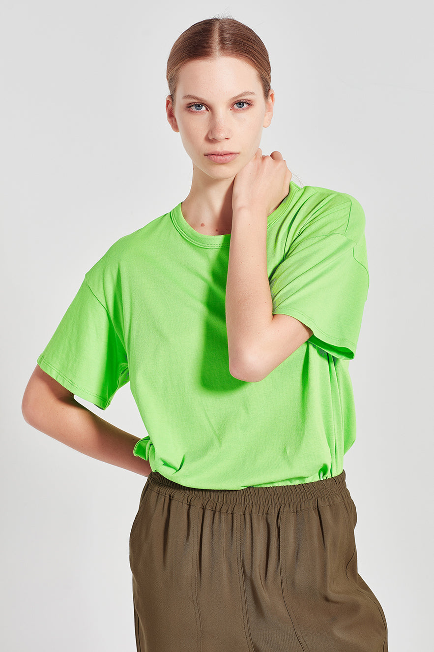 The Kingston Tee in Lime