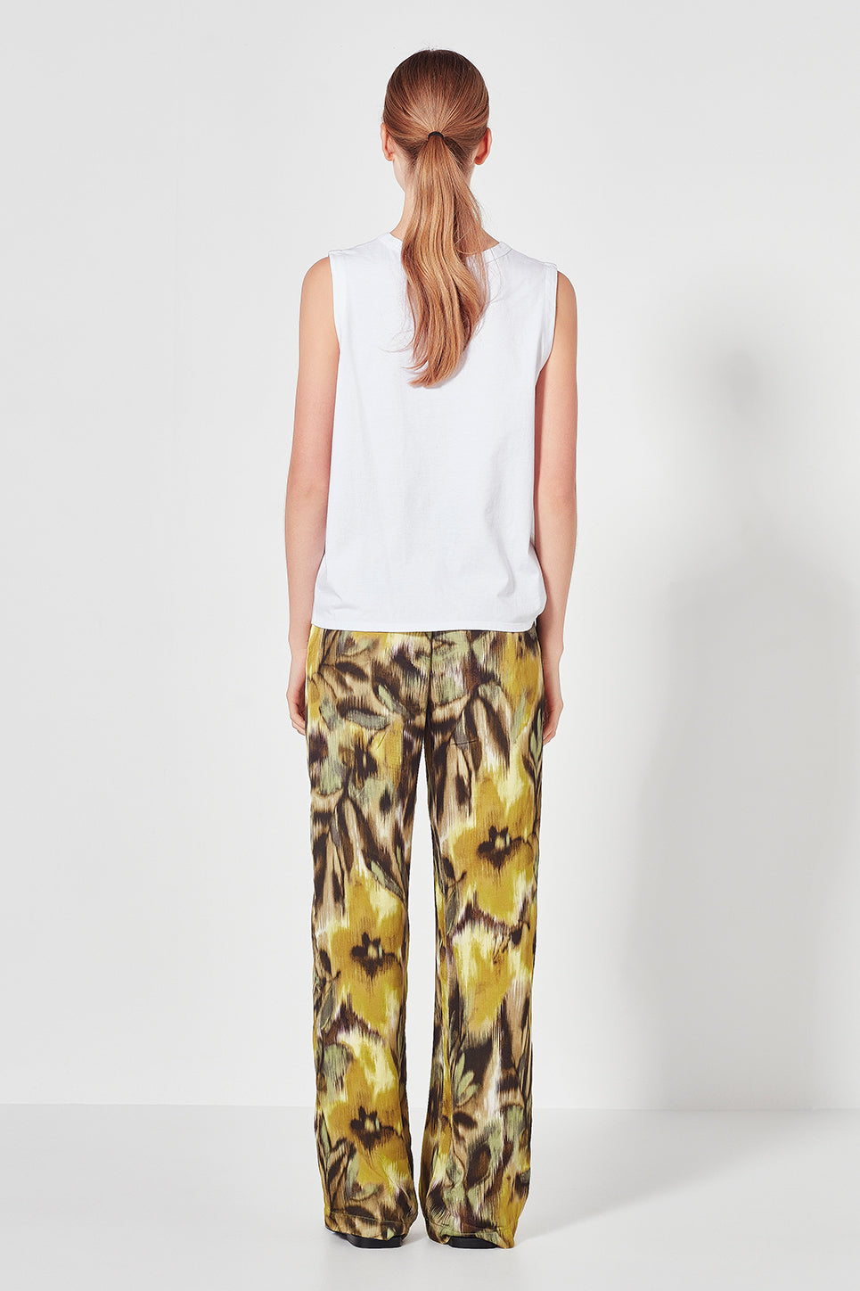 The East Pant in Lime Print