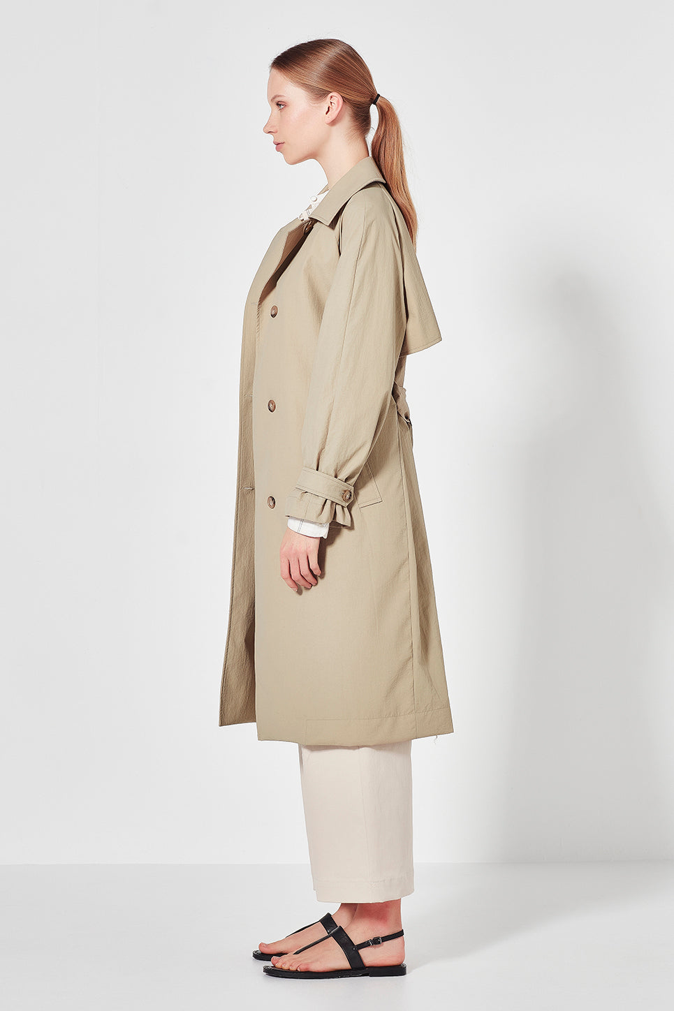 The Kingsly Coat in Taupe