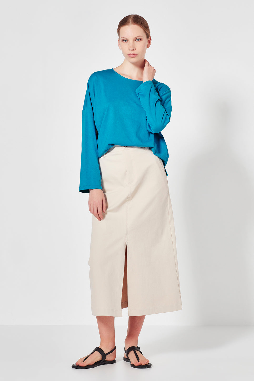 The Dryden Skirt in Natural