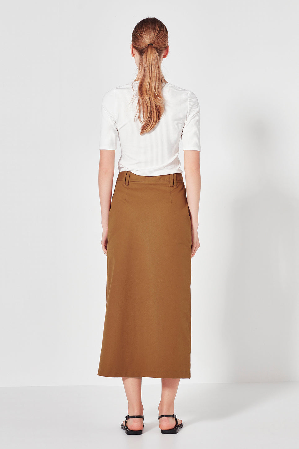 The Dryden Skirt in Tobacco