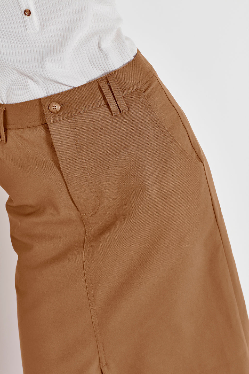The Dryden Skirt in Tobacco
