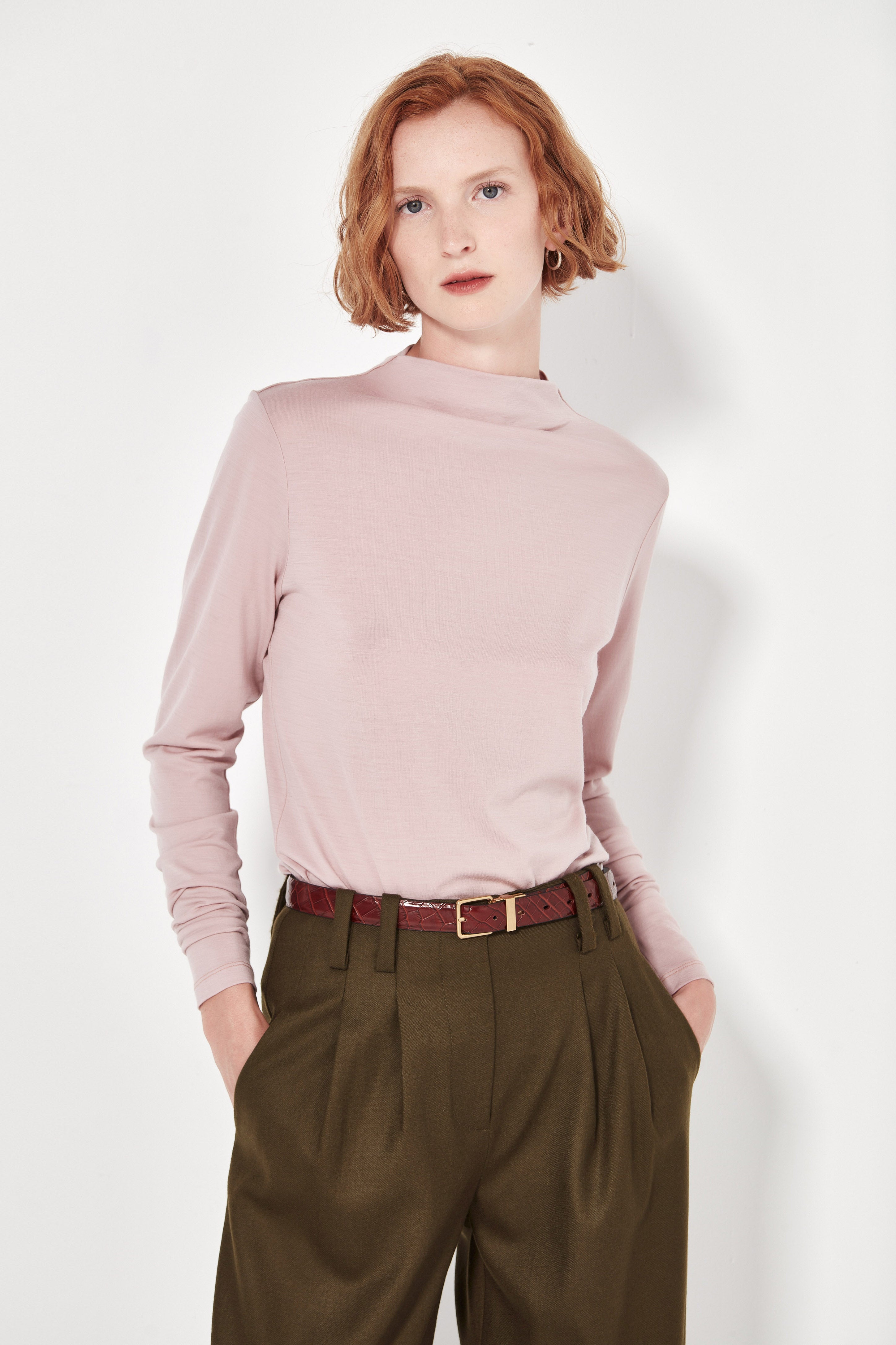 The Cezanne Top in Rose Quartz