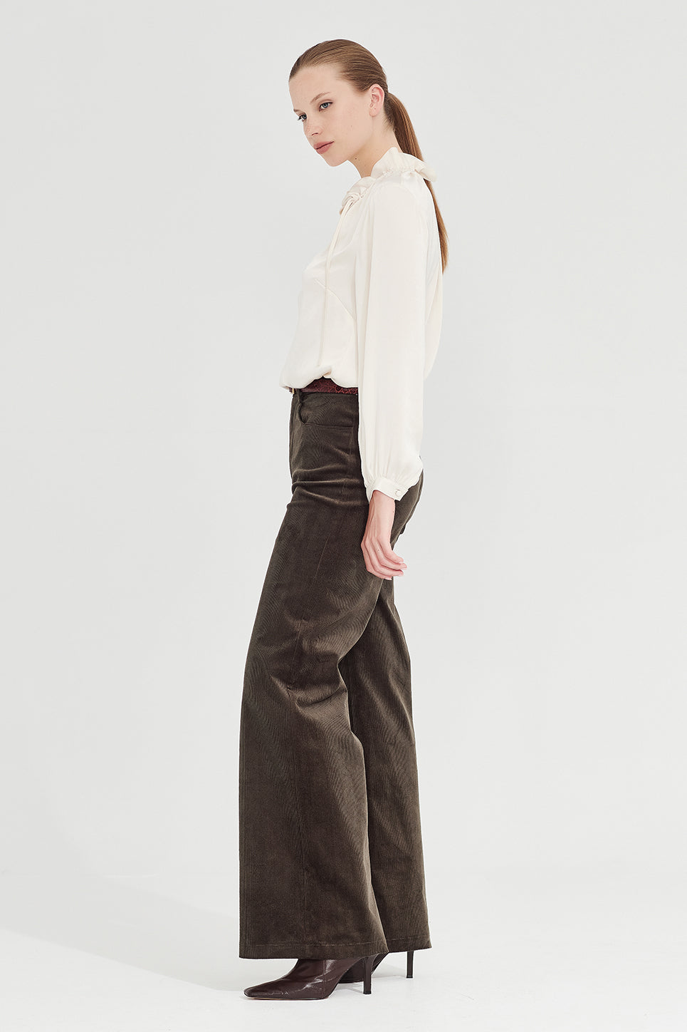 The Patti Blouse in Pearl