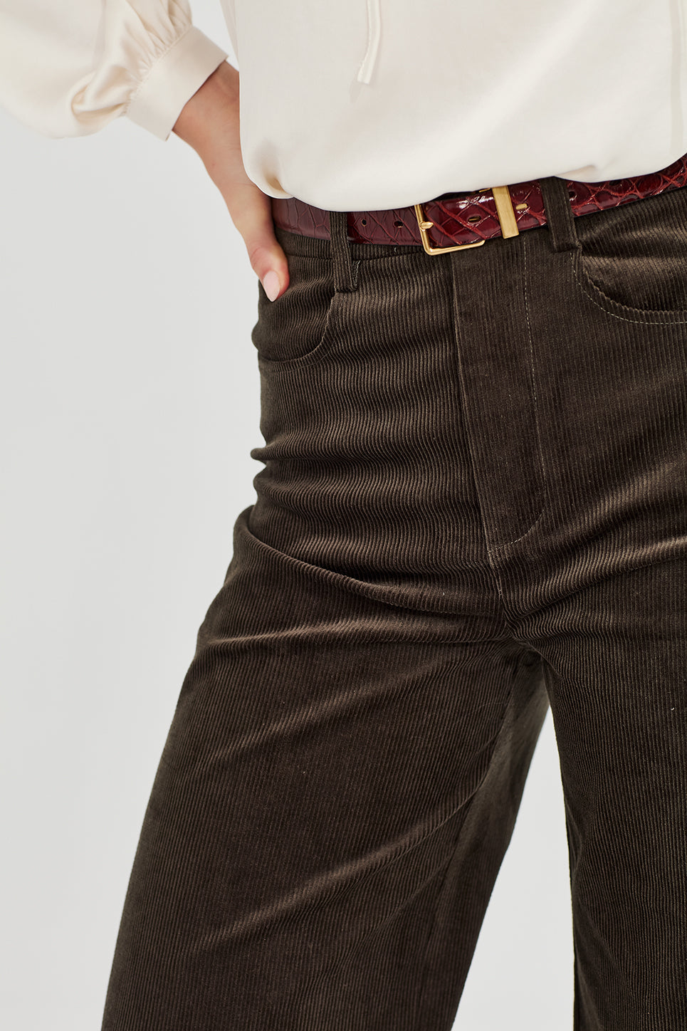 The Kate Trouser in Pine