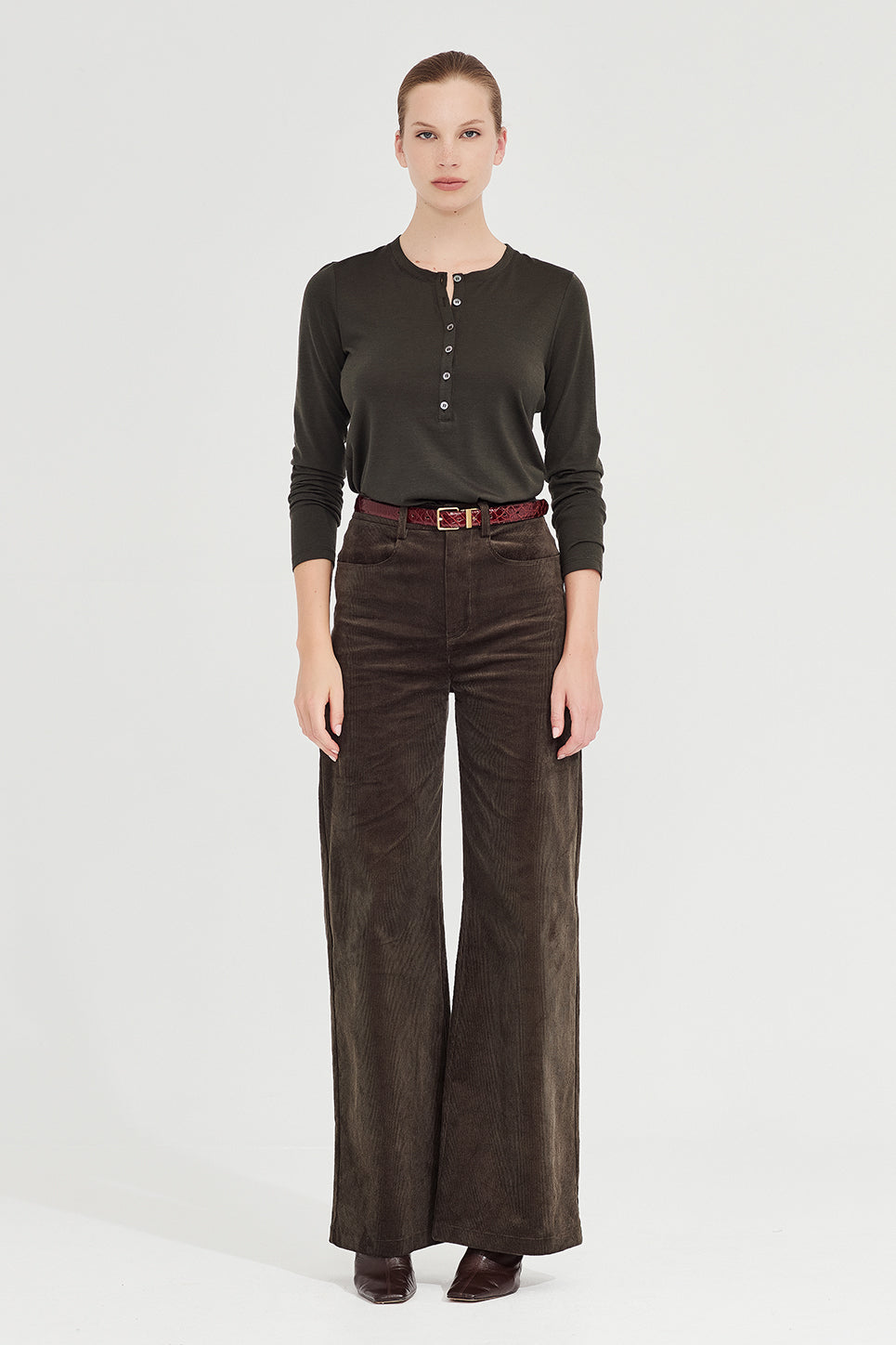 The Kate Trouser in Pine