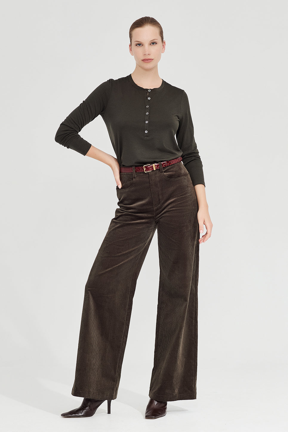 The Kate Trouser in Pine
