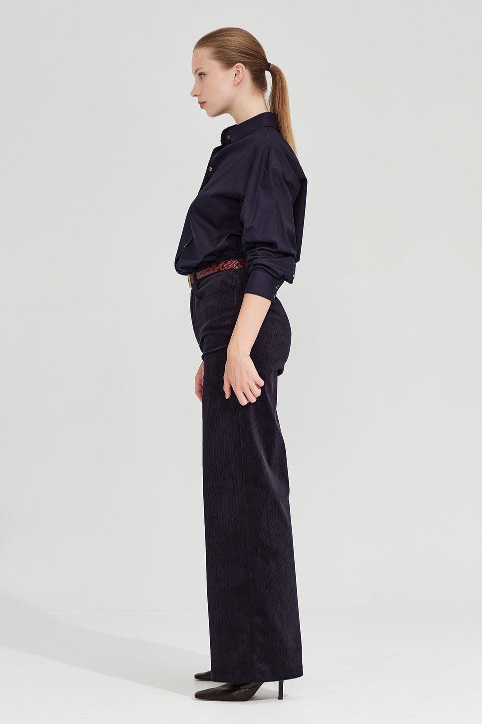 The Baildon Shirt in Navy