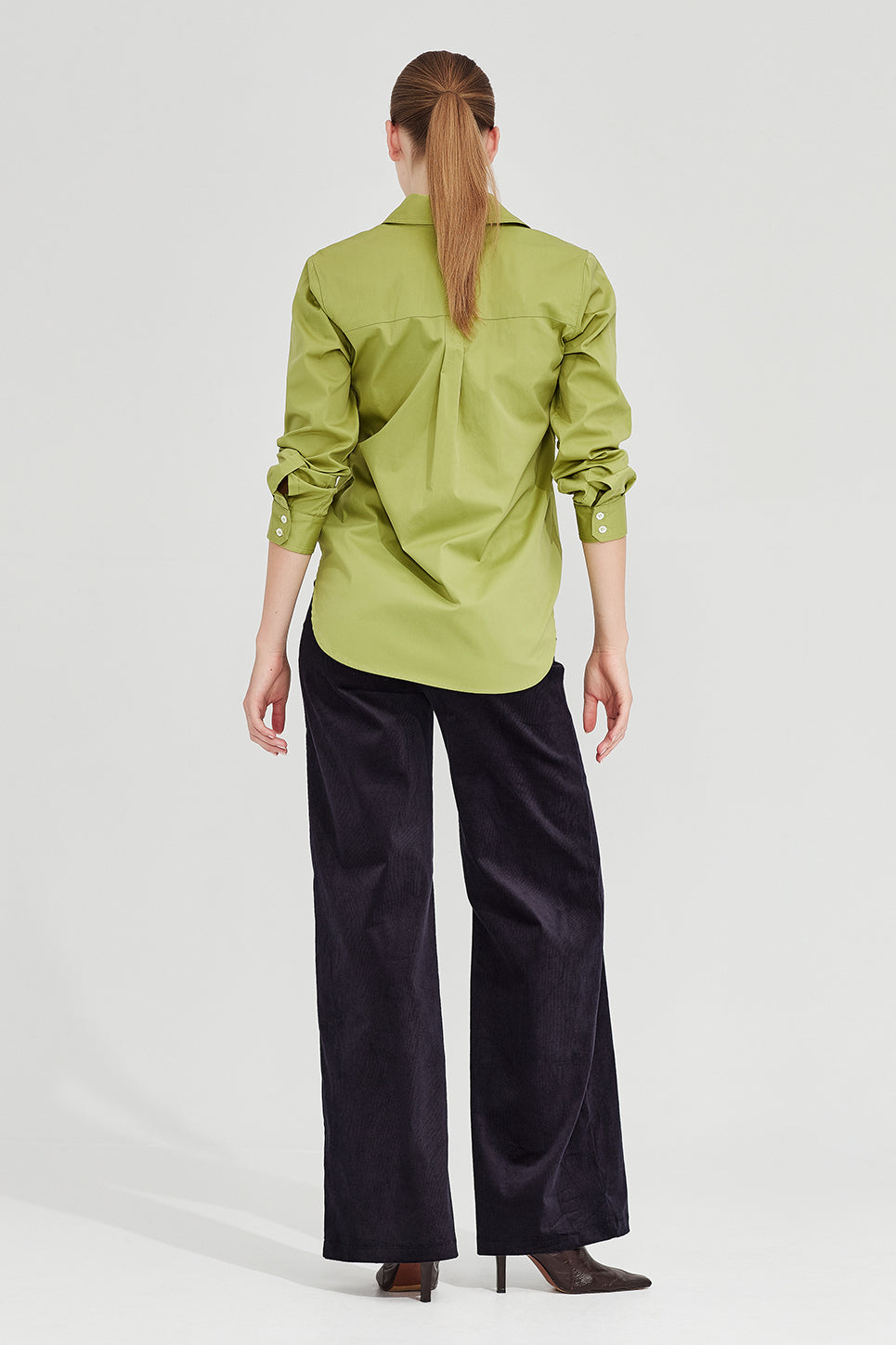 The Cairo Shirt in Chartreuse