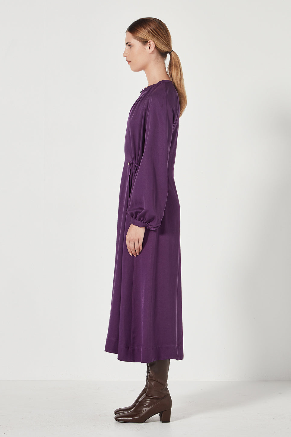 The Otto Dress in Amethyst