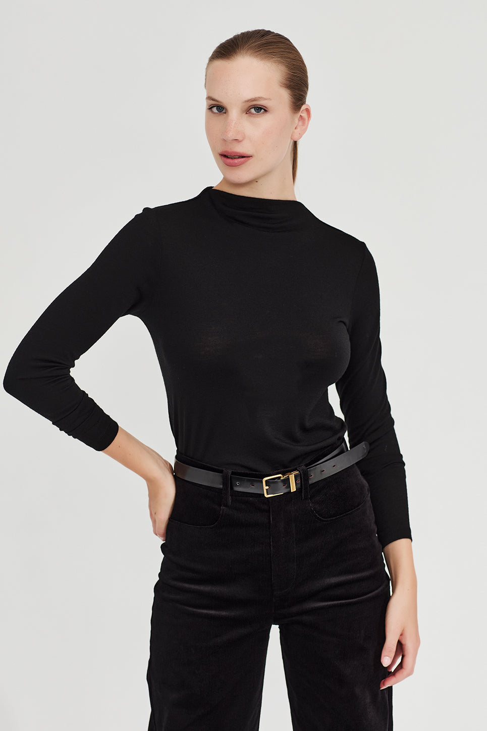 The Cezanne Top in Black