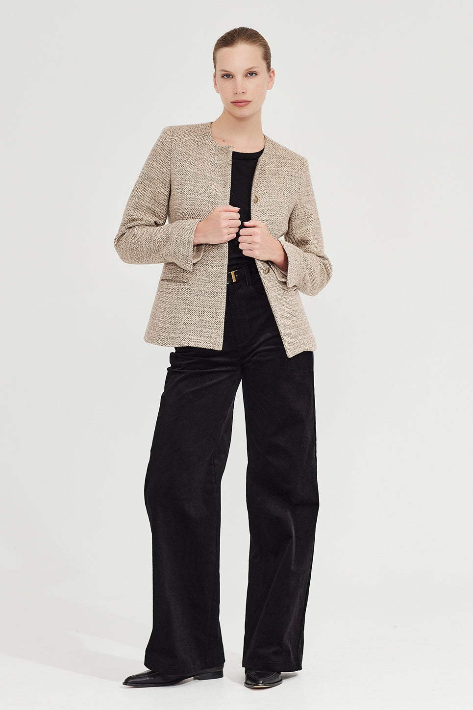 The Freud Jacket in Biscuit