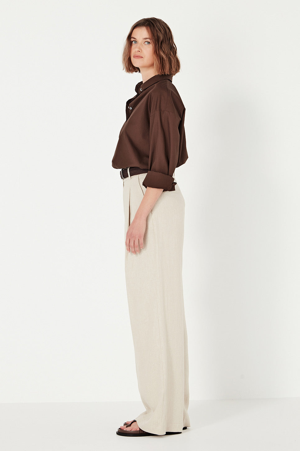 The Baildon Shirt in Chocolate