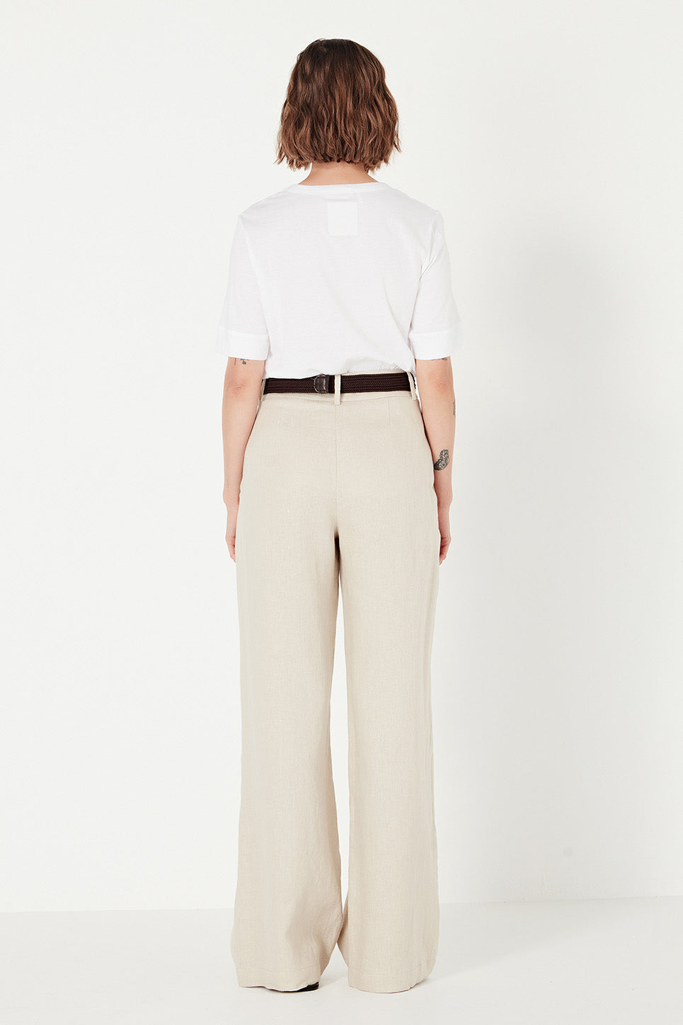 The Column Tee in White