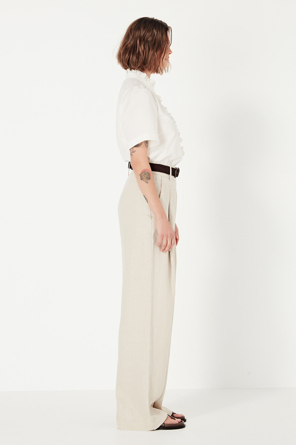 Ava Blouse in Tusk