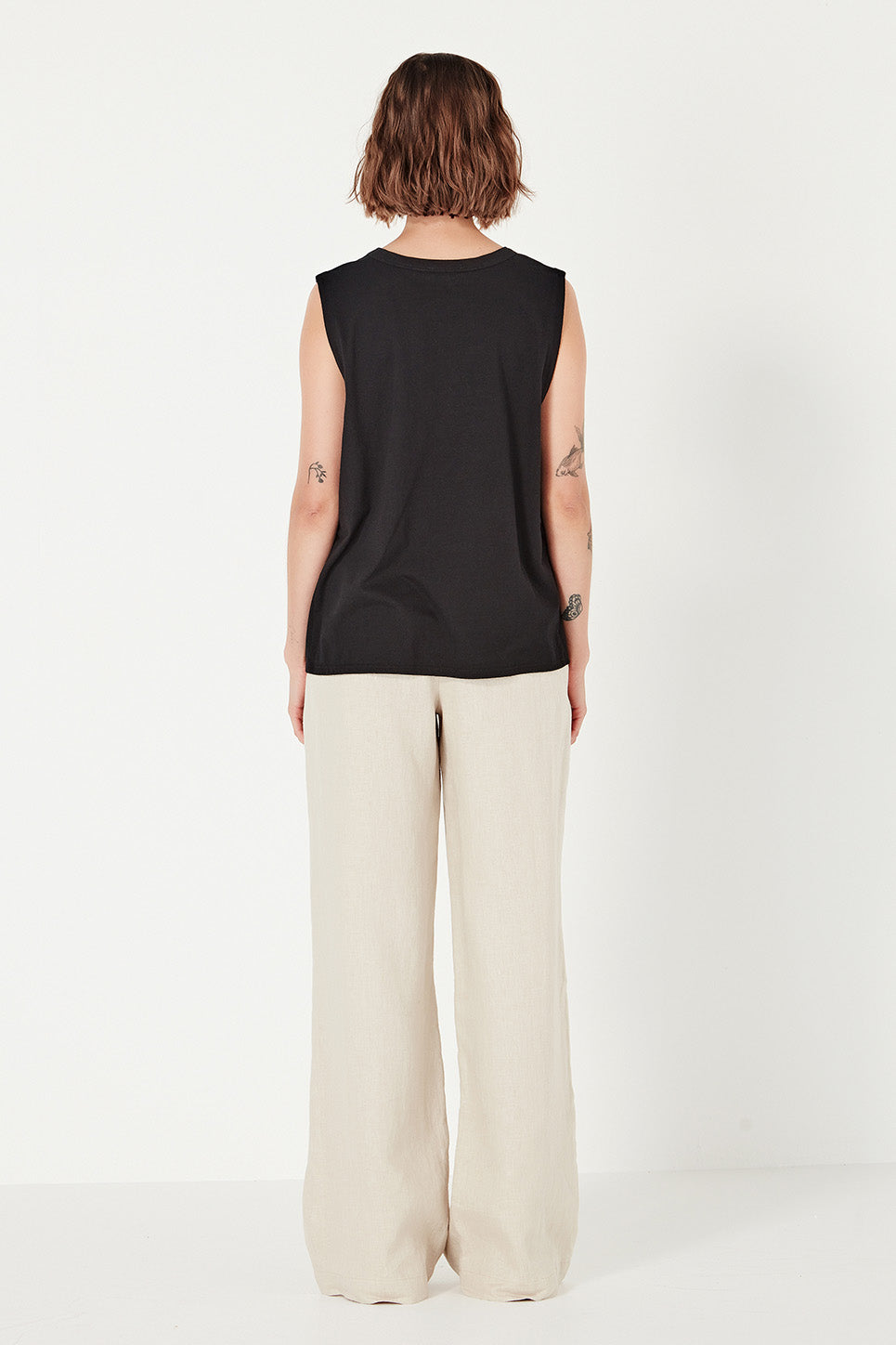 The Como Tank in Black