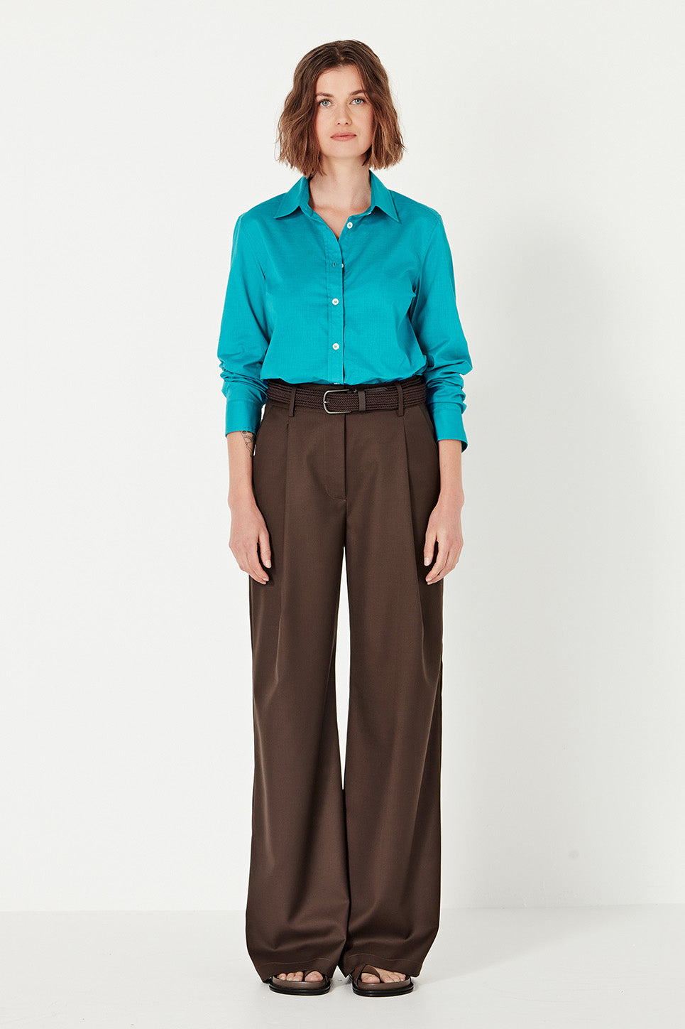 The Cairo Shirt in Cerulean Blue
