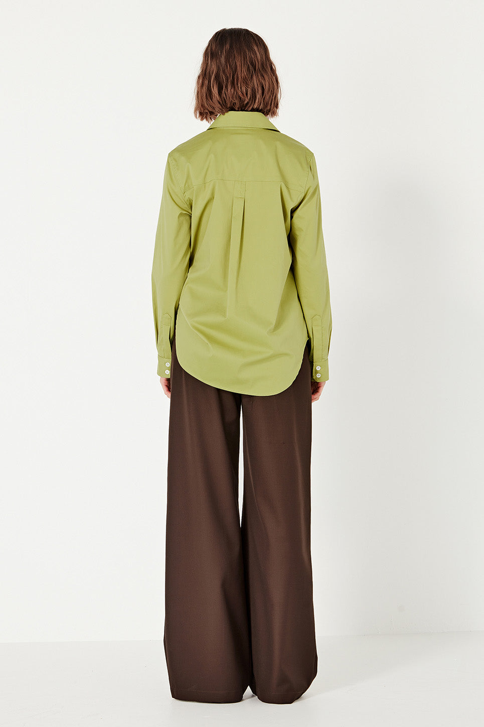 The Cairo Shirt in Chartreuse