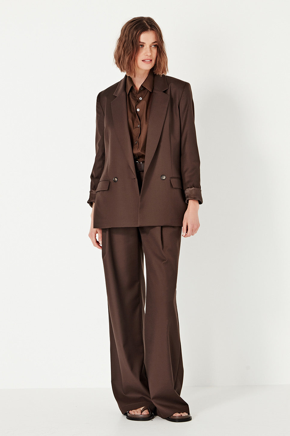 The Baildon Shirt in Chocolate