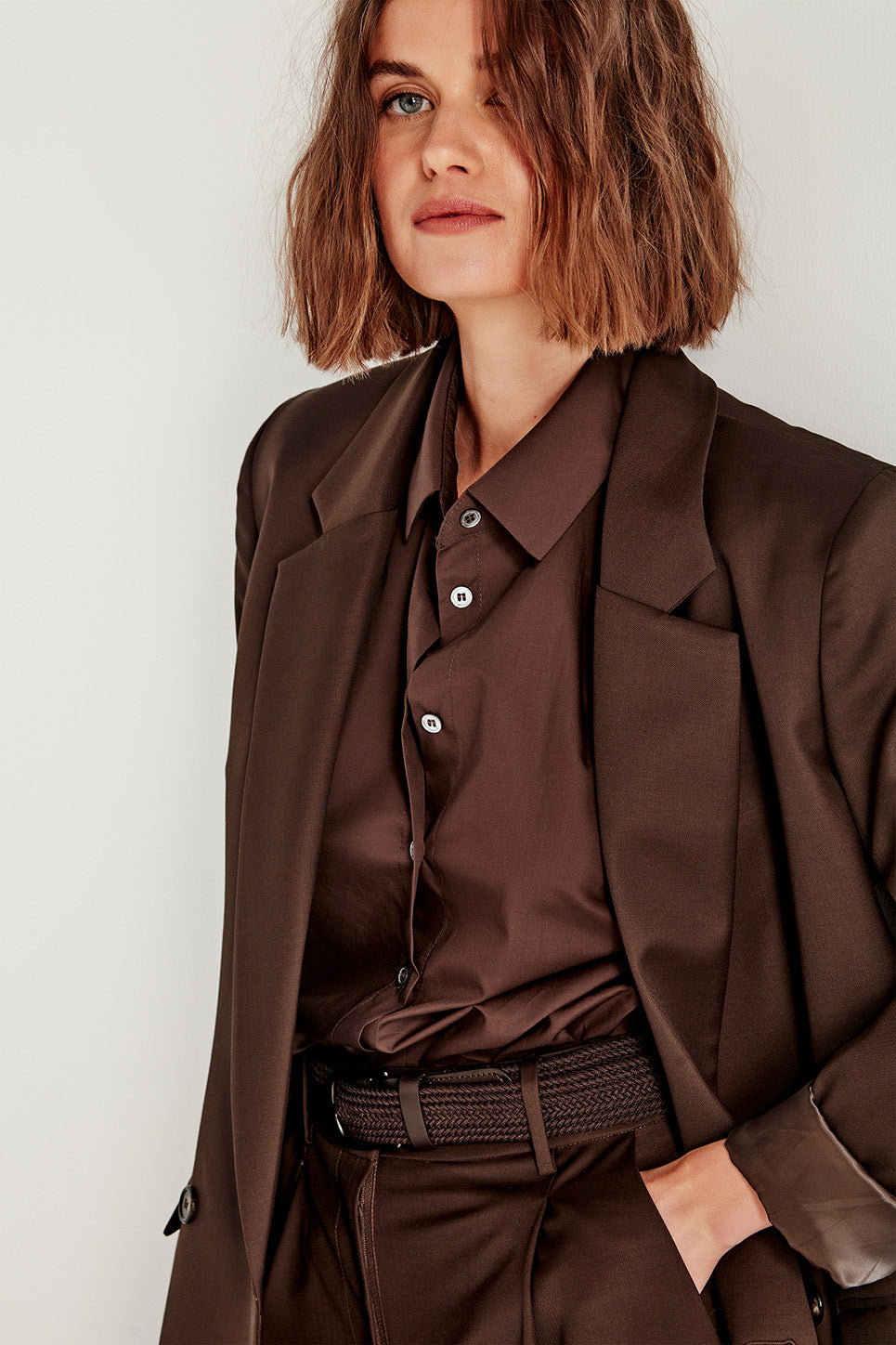 The Baildon Shirt in Chocolate